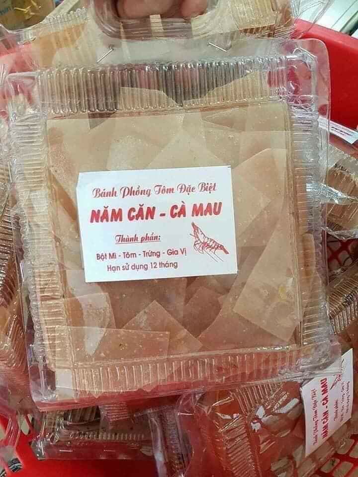 1 Hộp Bánh Phồng Tôm Cà Mau Năm Căn (500Gr)
