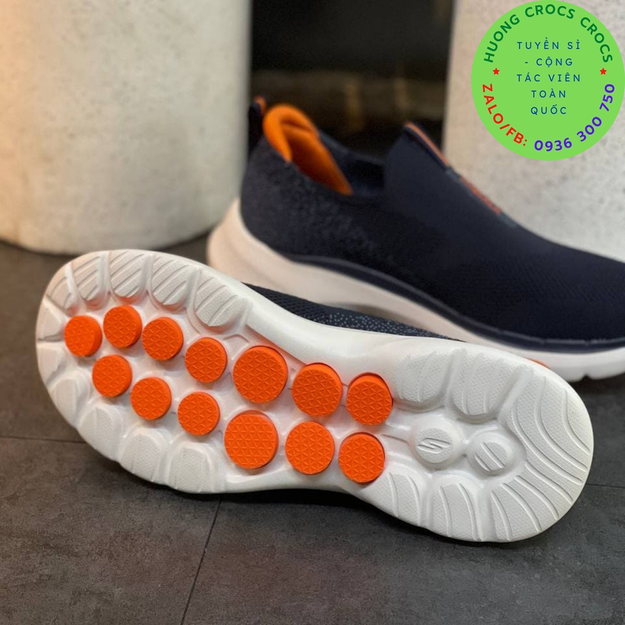 GIÀY THỂ THAO SKECHERS GOWALK 6 MÀU NAVY