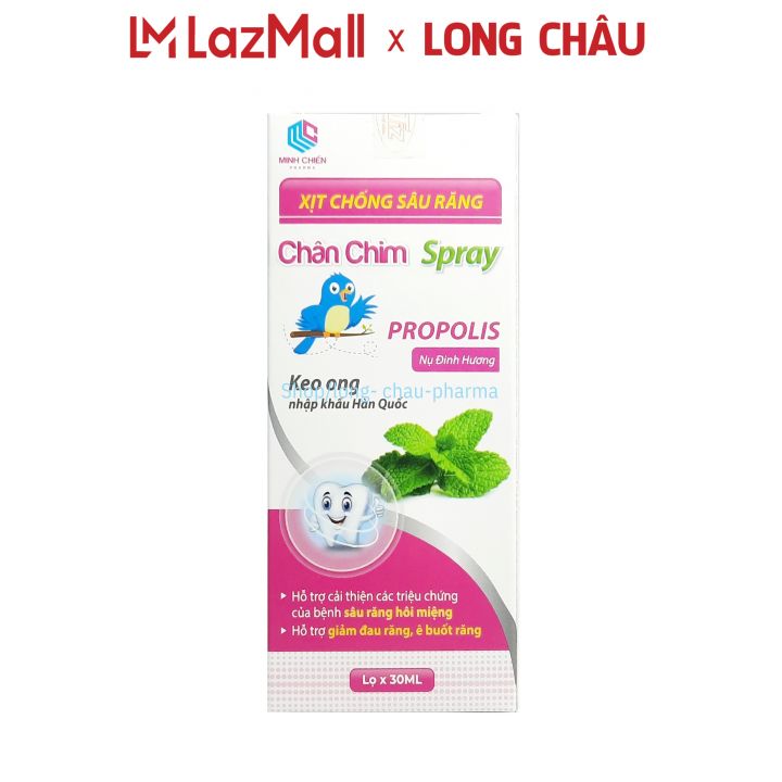 Xịt chống sâu răng Chân chim Spray (Lọ 30ml )