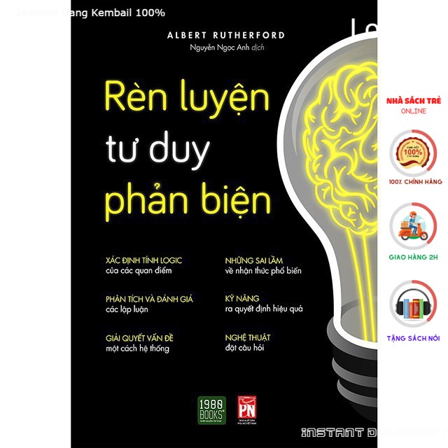 Sách - rèn luyện tư duy phản biện