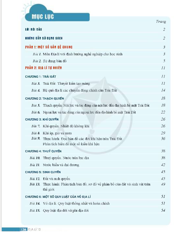 Địa lí lớp10 - Cánh Diều