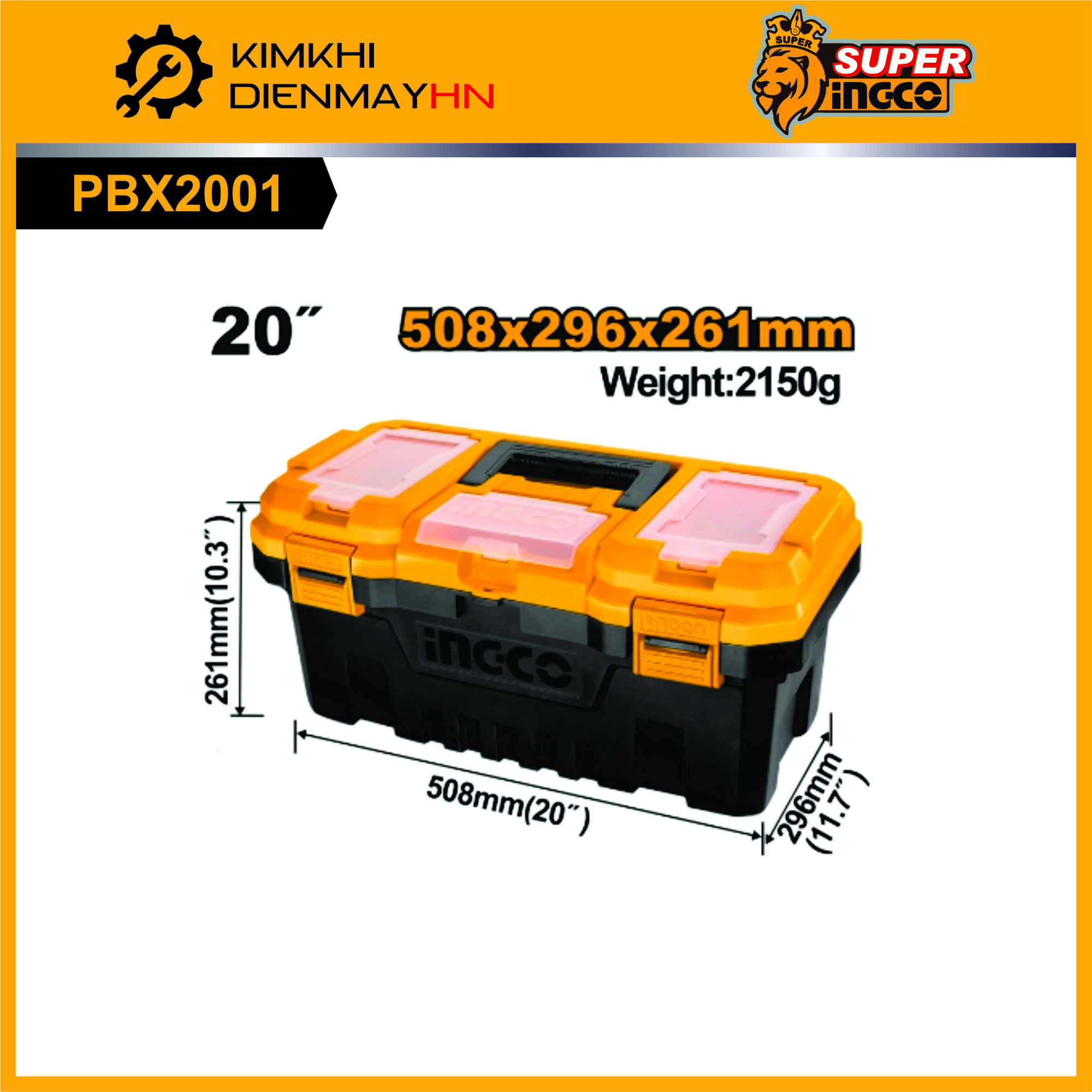 Hộp đựng dụng cụ Ingco PBX1702