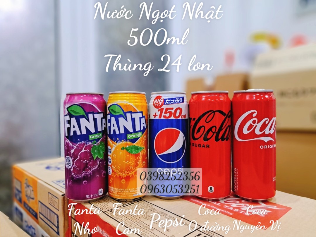Nước Ngọt COCA COLA NHẬT - 500ml (  1 lon)