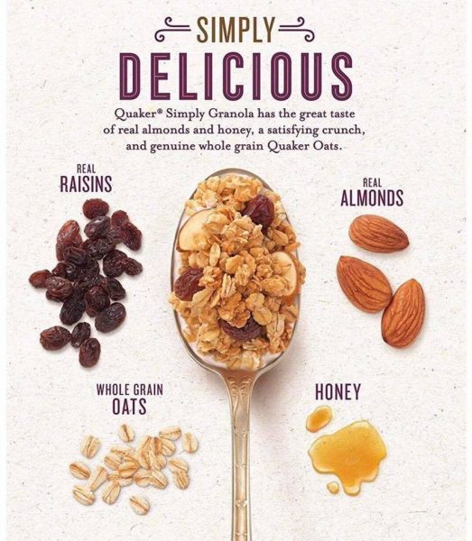 Date 04/27 Ngũ cốc Quaker Granola 978g