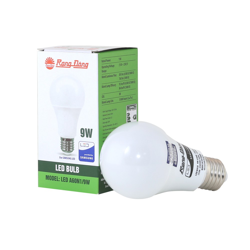 Bóng Led Búp 7W, 9W Rạng Đông
