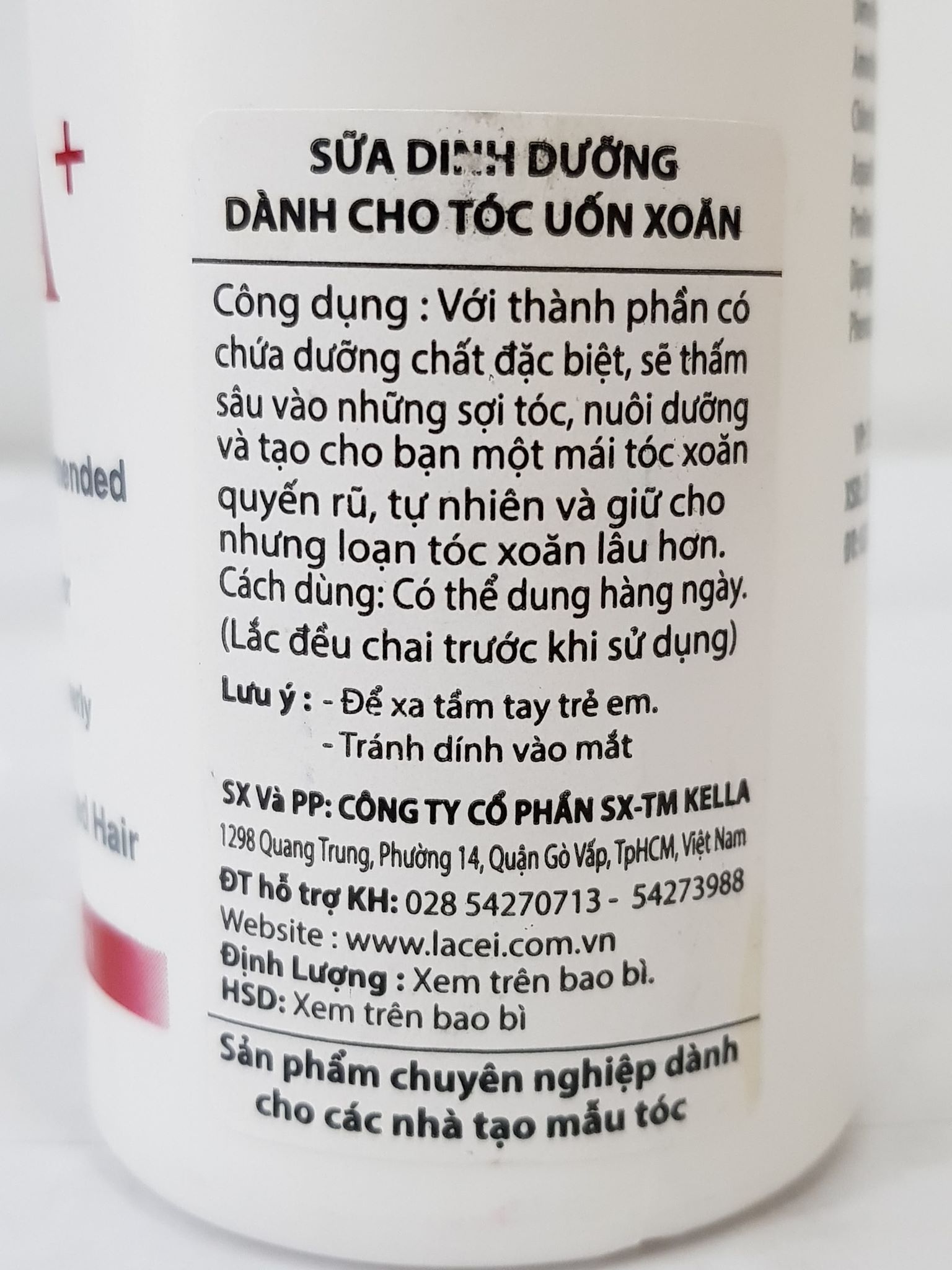 Xịt Dưỡng Tóc Uốn Xoăn Kella Shine Curl 200ml