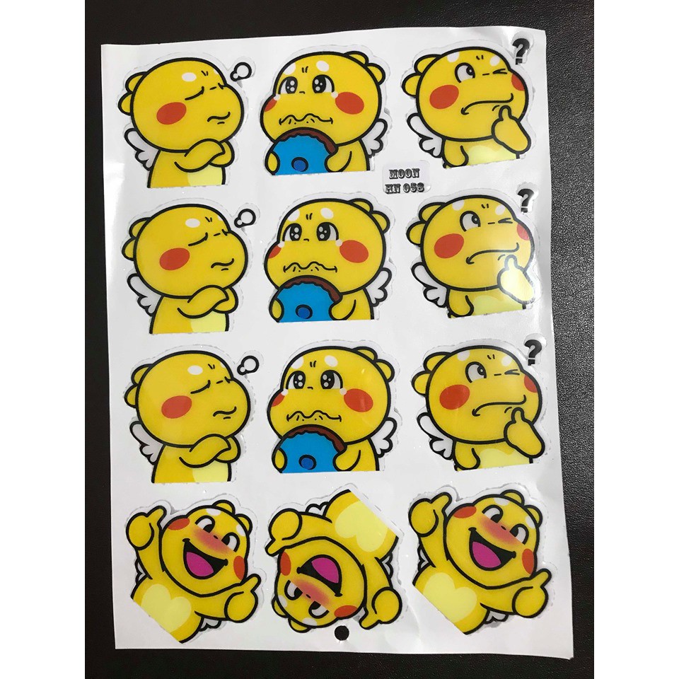 Tem Decal Nổi Khủng Long Vàng Giá Sale Sập Sàn Ver 1