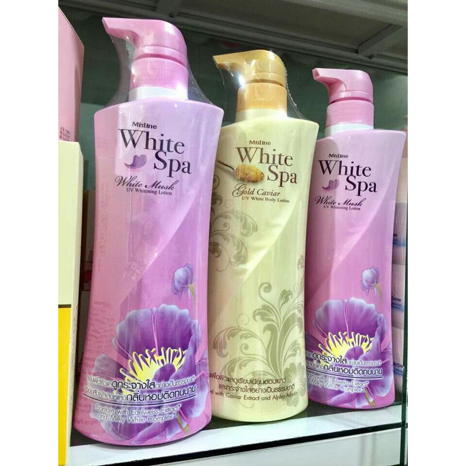 Kem dưỡng da toàn thân Mistine White Spa Lotion 400ml