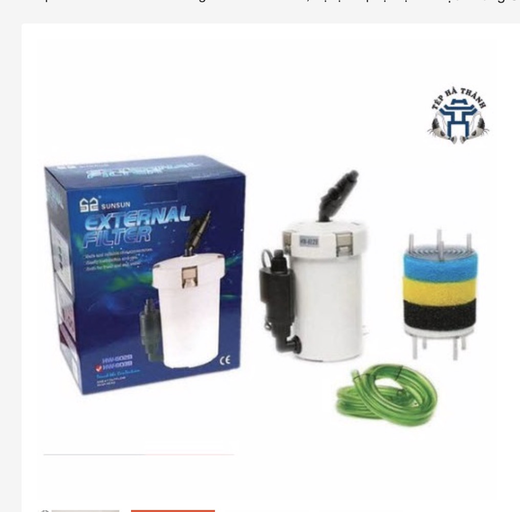 [Hoàn Tiền 10%] Lọc Thùng SunSun HW-604B (Màu Đục Và Trong Suốt)