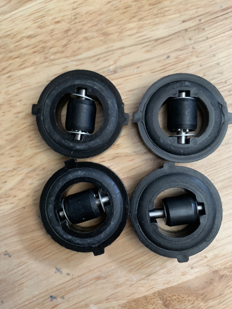 Bộ bánh xe mâm máy cắt vải đứng từ 5in đến 12in
