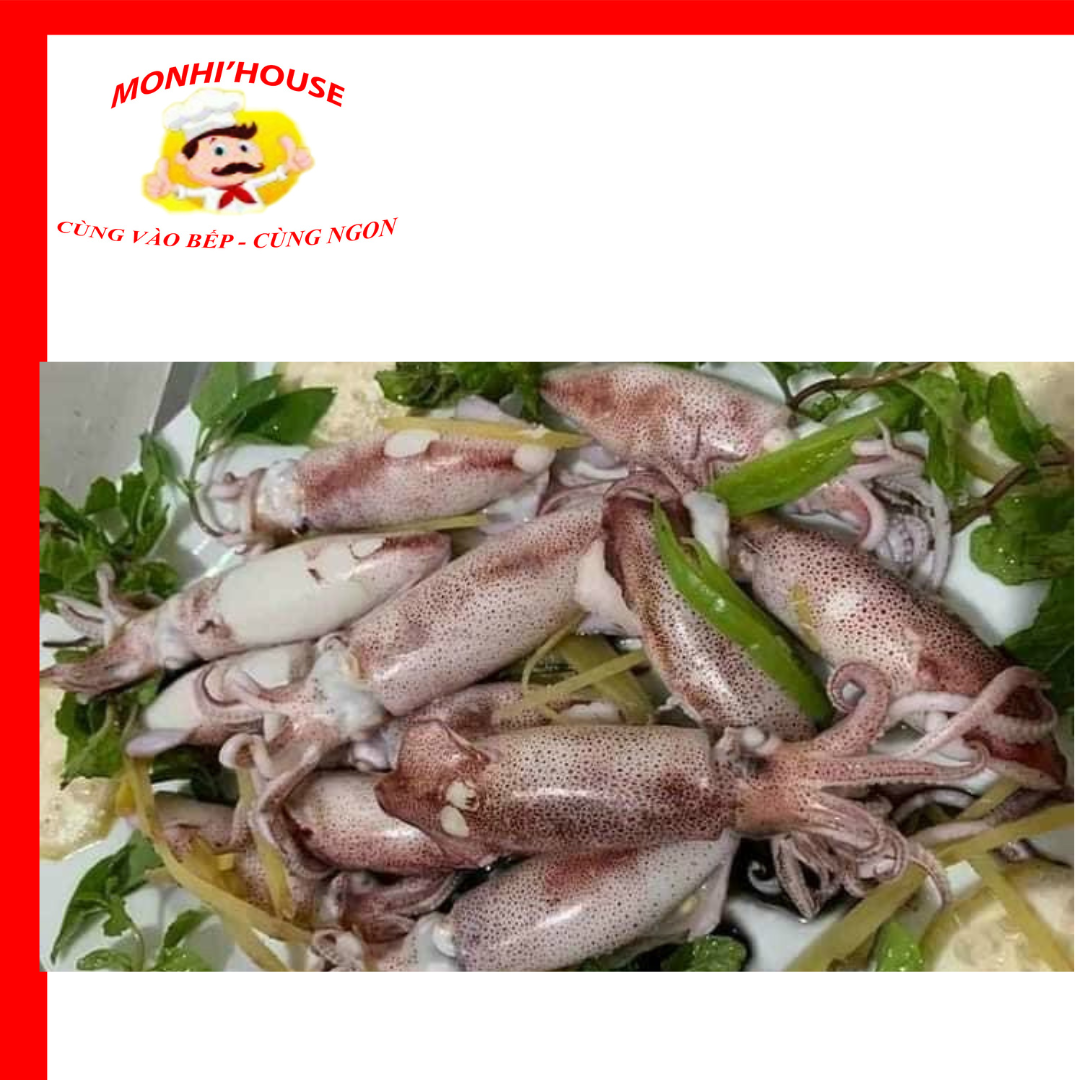 Mực Trứng Tươi , hàng mới ( size 20-25 con) 1Kg