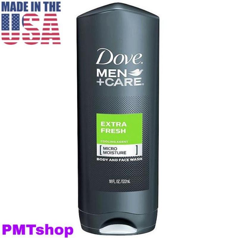 [USA] Sữa tắm nam 2in1 Dove Men Extra Fresh +CARE 532ml, 400ml (Body & Face Wash) - Mỹ nhập khẩu