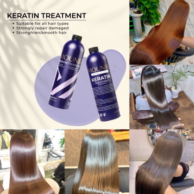 Hấp Siêu Phục Hồi Mounir Keratin Treatment 1000ml