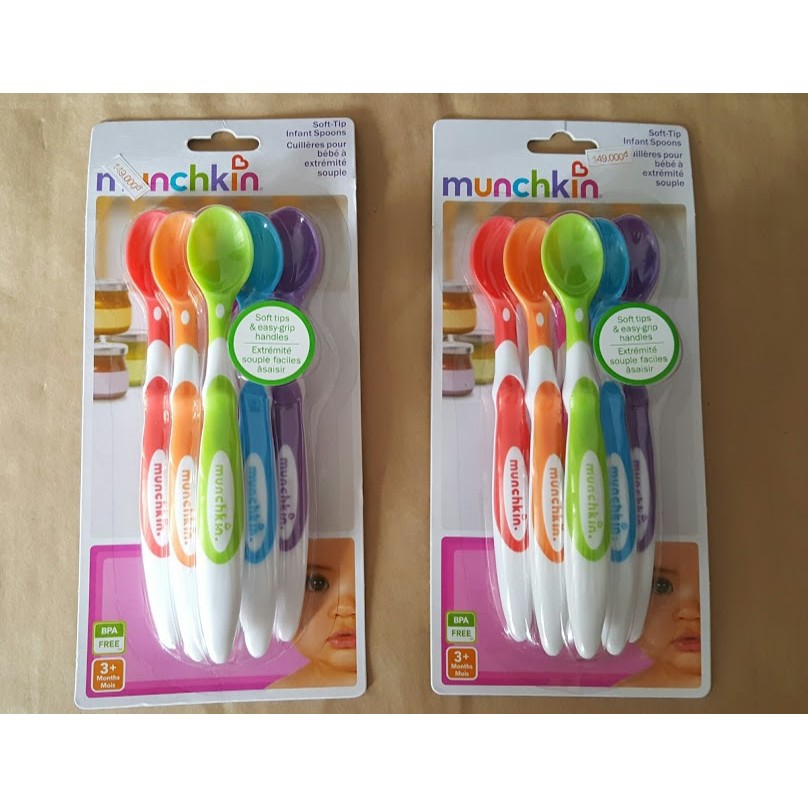 [HCM]THÌA MỀM ĂN DẶM MUNCHKIN ( BÁN LẺ 1 CÁI)