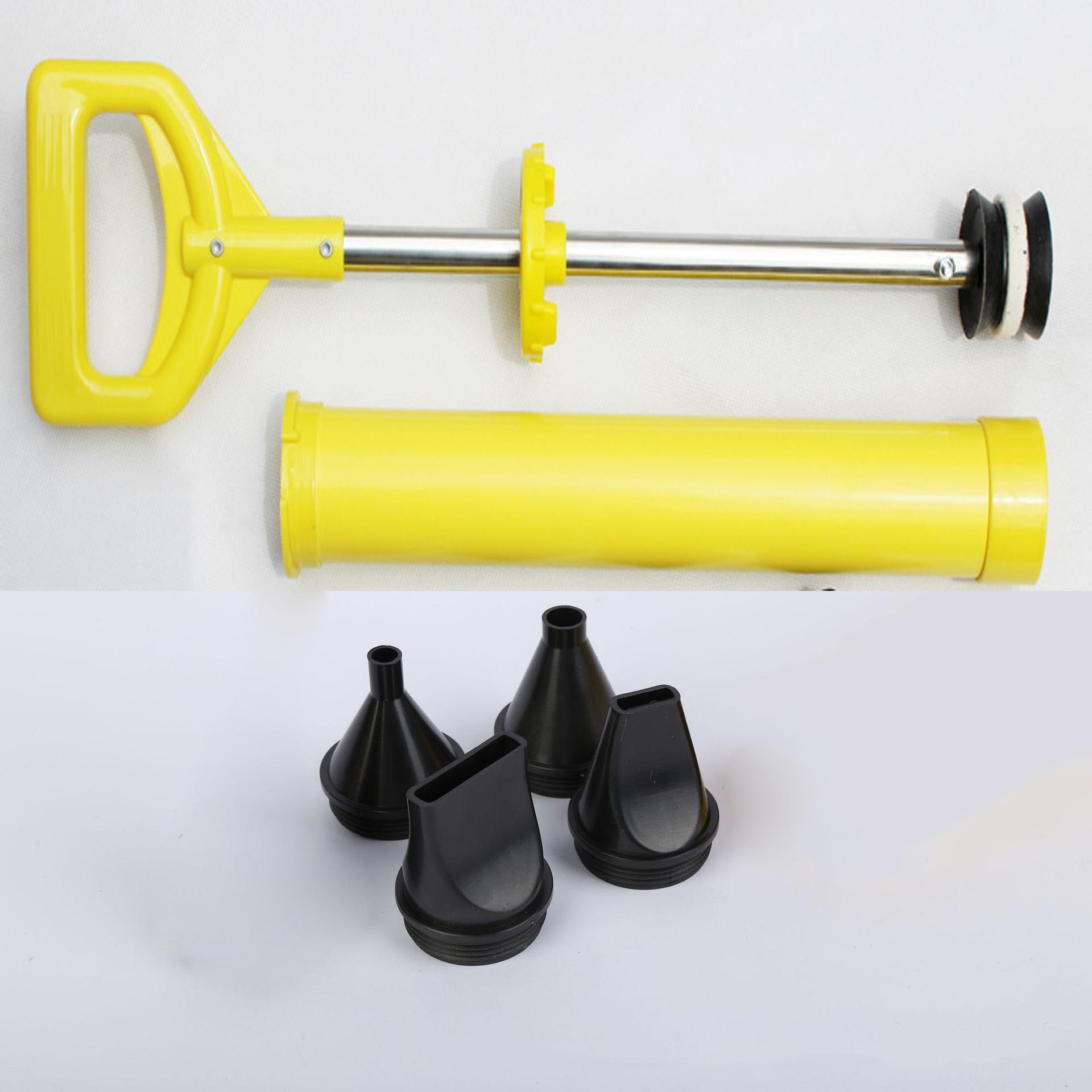 Dụng cụ bơm vữa xây dựng + 04 đầu bơm vữa linh hoạt