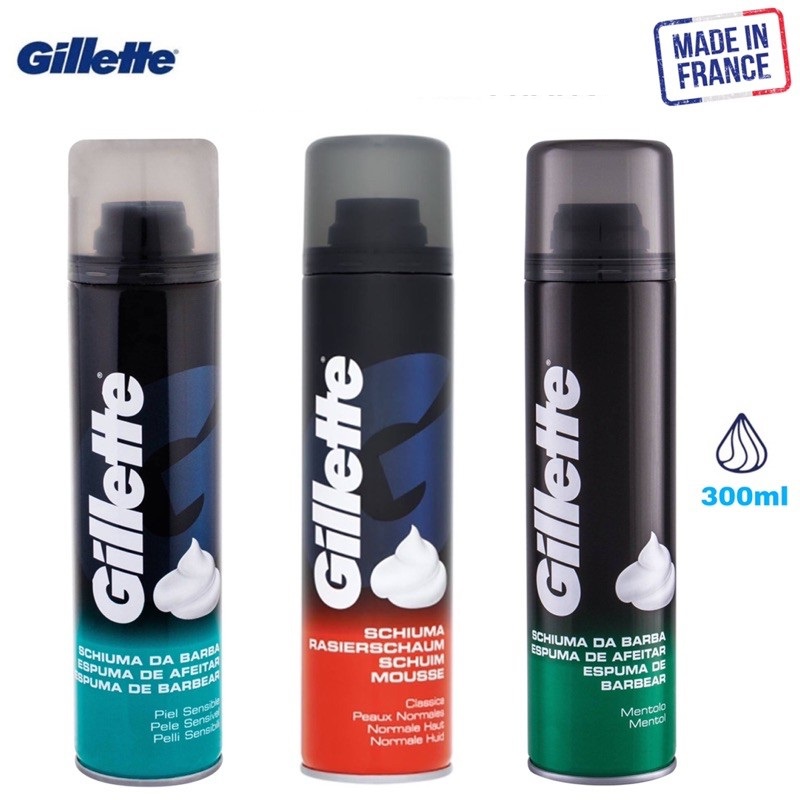 Bọt cạo râu Gillette Classic 300ml - Đức