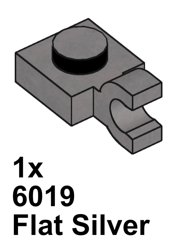 Combo 5 Cái Phụ kiện Moc Lego Mã 6019 ( đen )