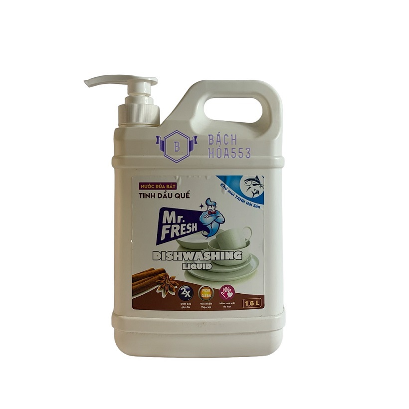 Nước rửa chén đậm đặc Mr.Fresh Hando 1.6L HD90