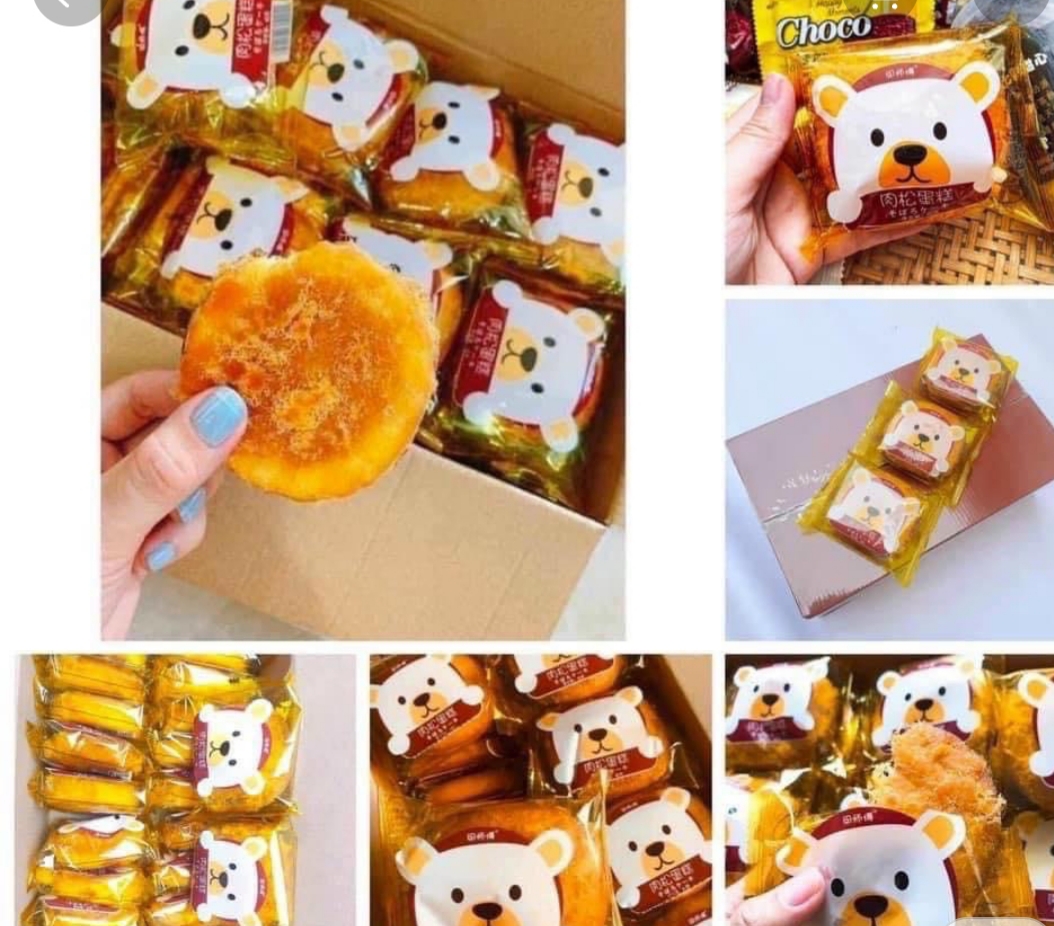 COMBO 3 BÁNH RUỐC GẤU CHÀ BÔNG ĐÀI LOAN