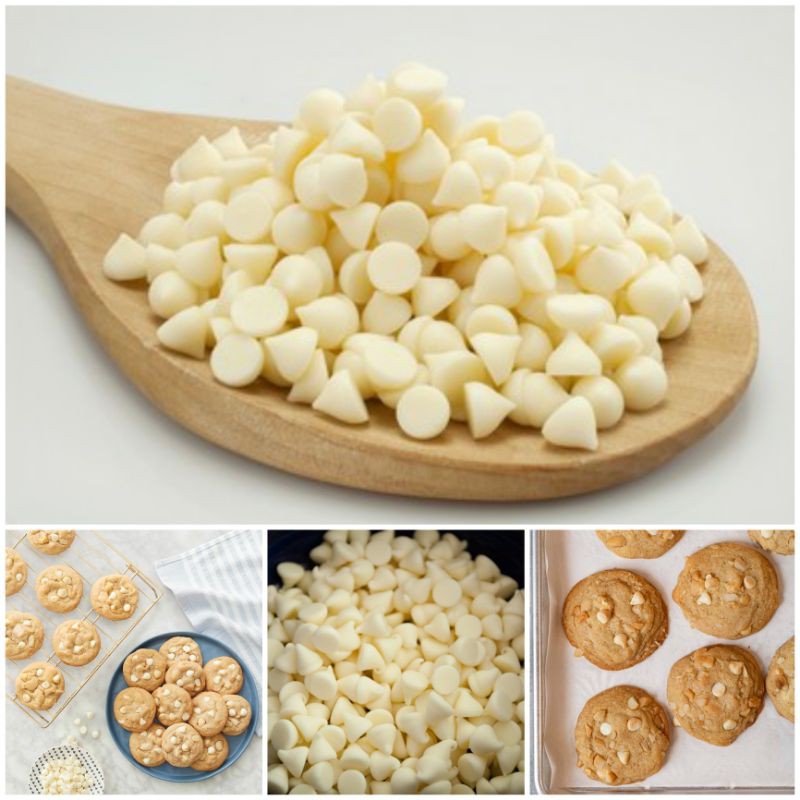 Socola Chip Trắng gói 100gr (Chocolate Chip Trắng)