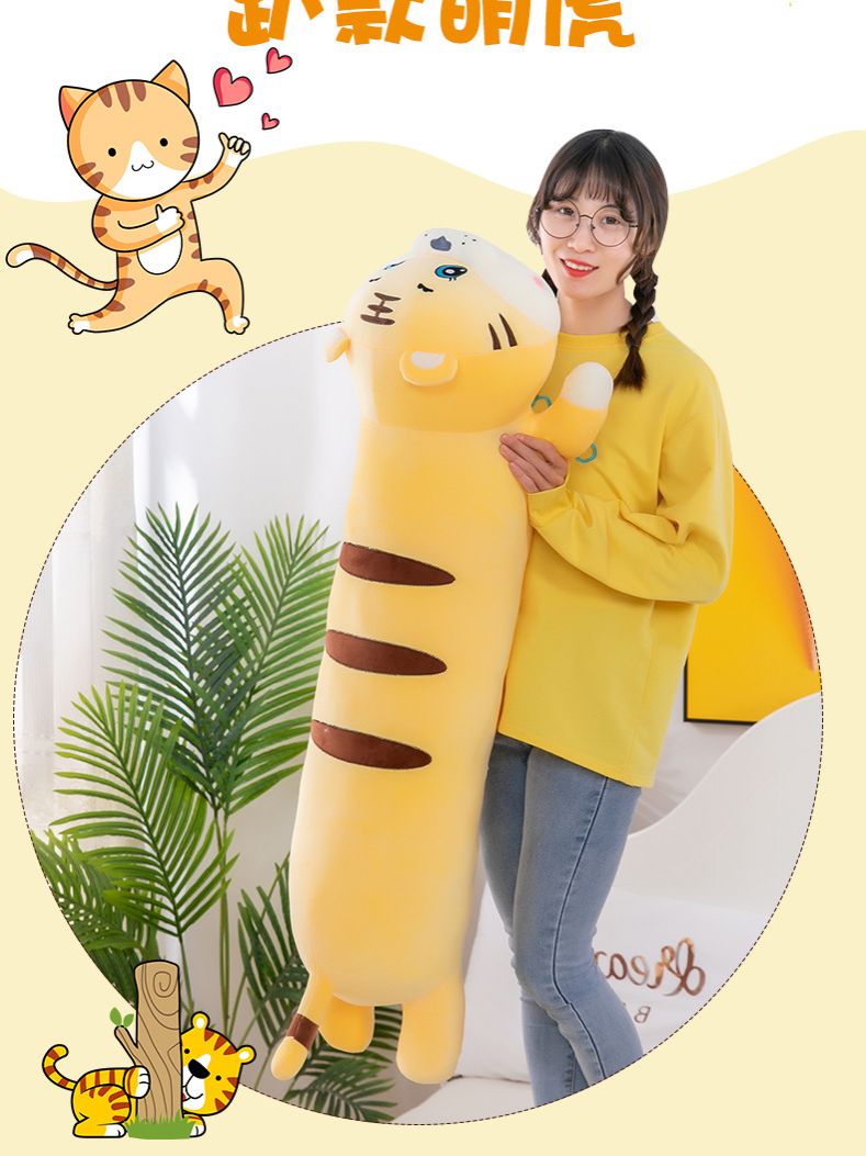 GỐI ÔM HÌNH CON HỔ CHO BÉ VẢI 4 CHIỀU LÔNG MỊN CAO CẤP