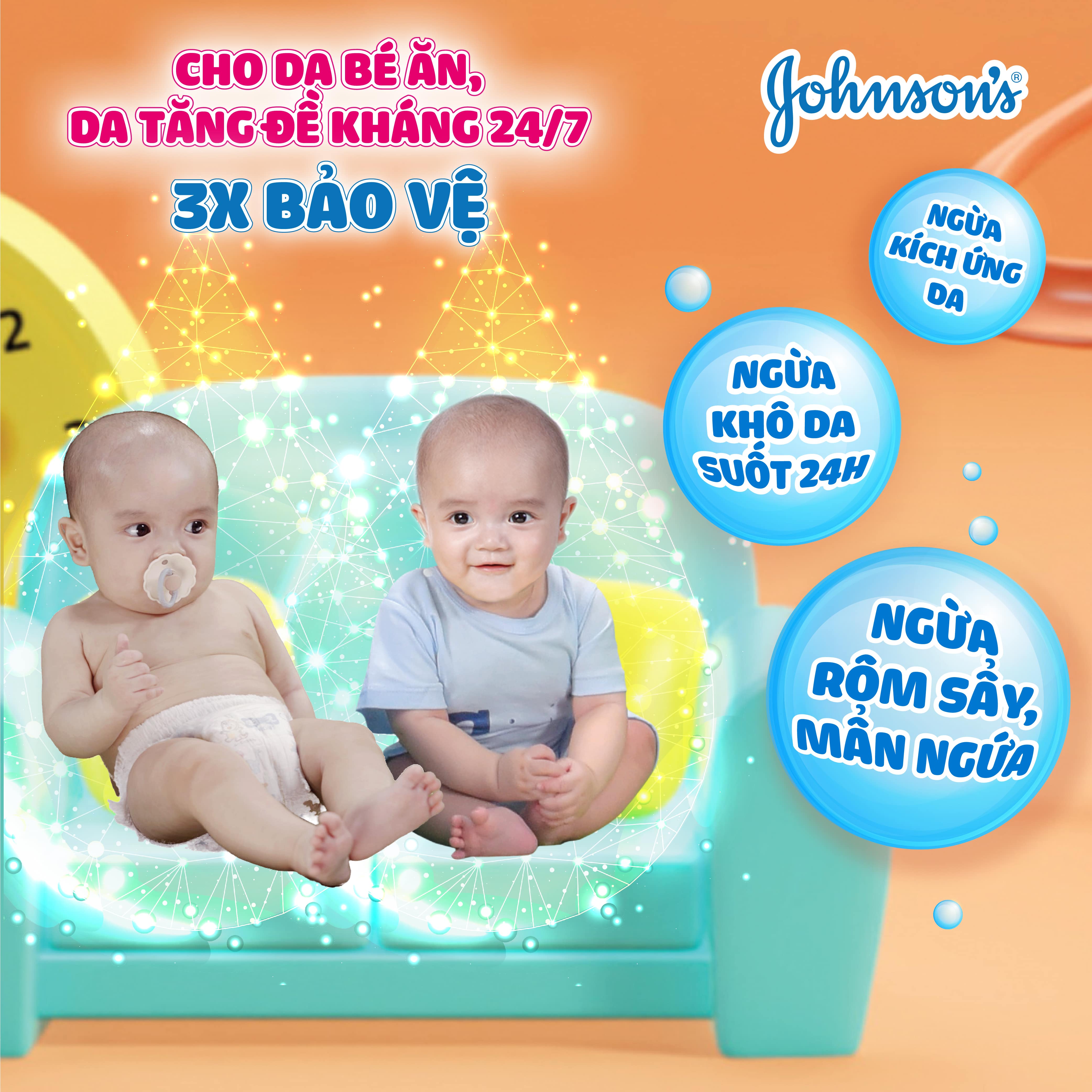Sữa dưỡng ẩm mềm mịn Johnson's Cottontouch 200ml