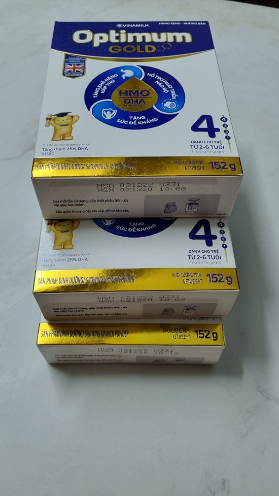 Sữa bột Optimum Gold 4 hg152g ( cho bé từ 2-6 tuổi)