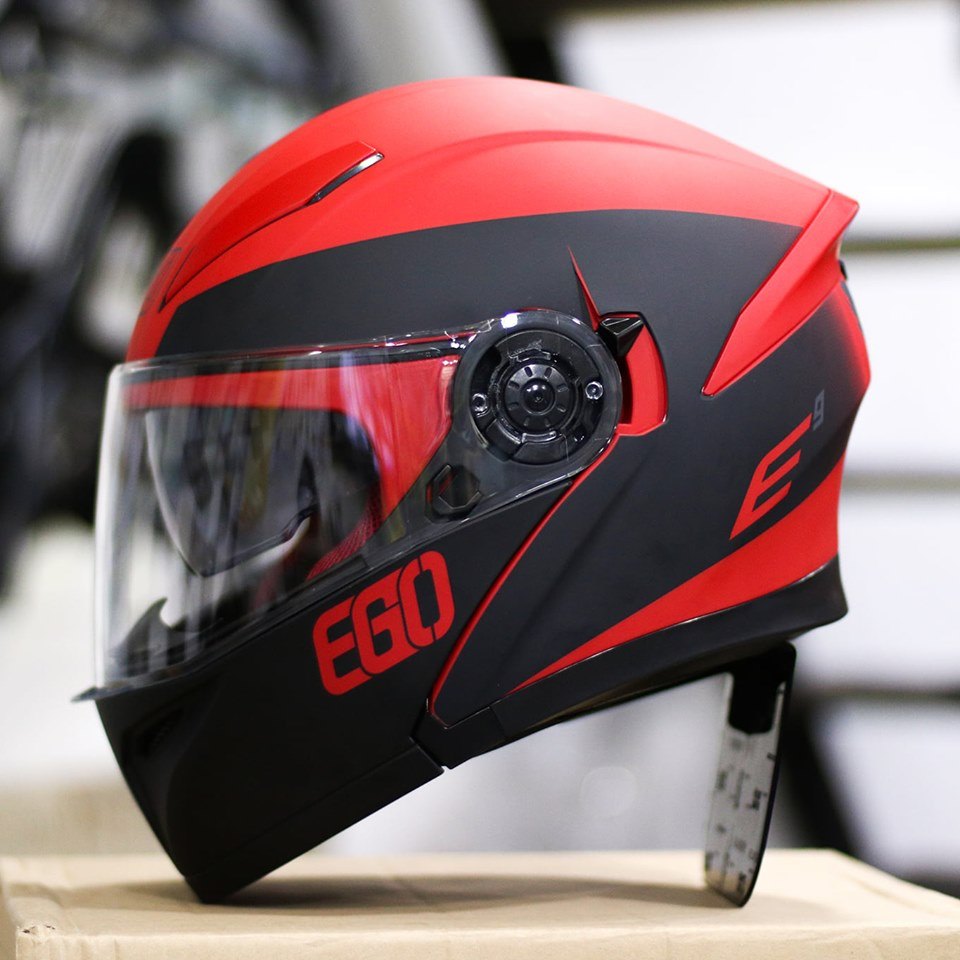 Mũ bảo hiểm EGO E9 lật hàm ( tặng khăn ninja)