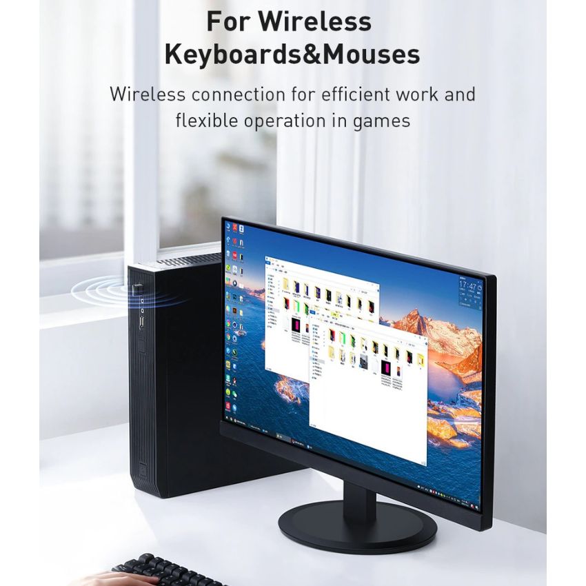 USB chuyển đổi phát Bluetooth 5.1 Baseus Wireless Adapter BA04 ZJBA000001