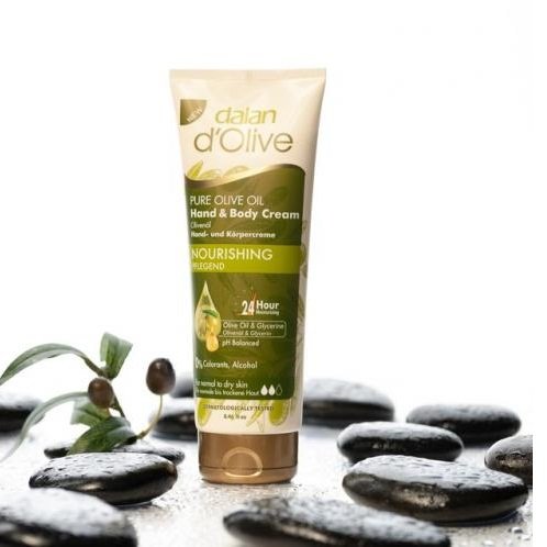 Kem Dưỡng Da Tay Và Toàn Thân Từ Dầu Olive Dalan D’Olive Pure Olive Oil Hand & Body Cream 250ml