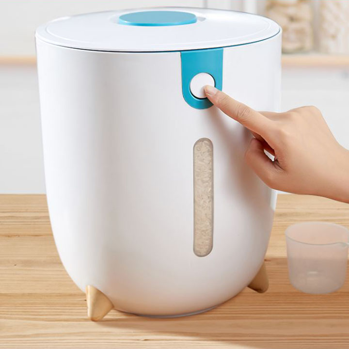 Thùng đựng gạo cho gia đình sức chứa 12kg