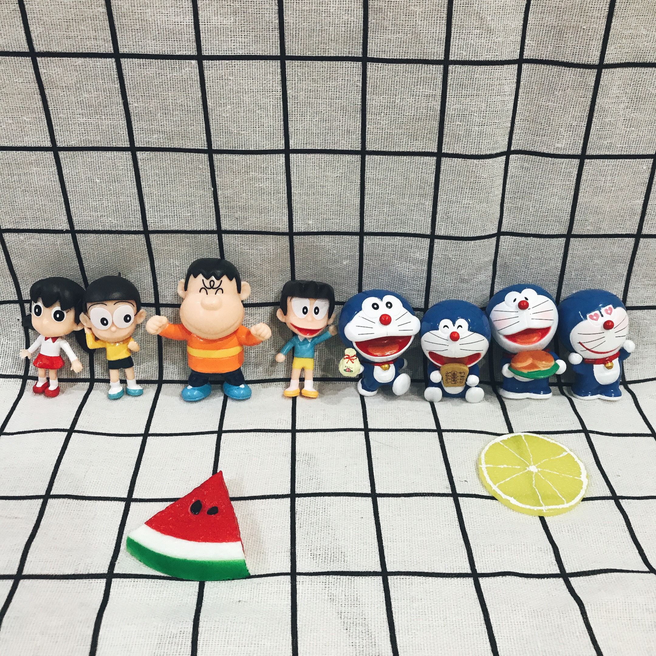 Bộ Mô Hình Nhóm Bạn Doremon Doraemon