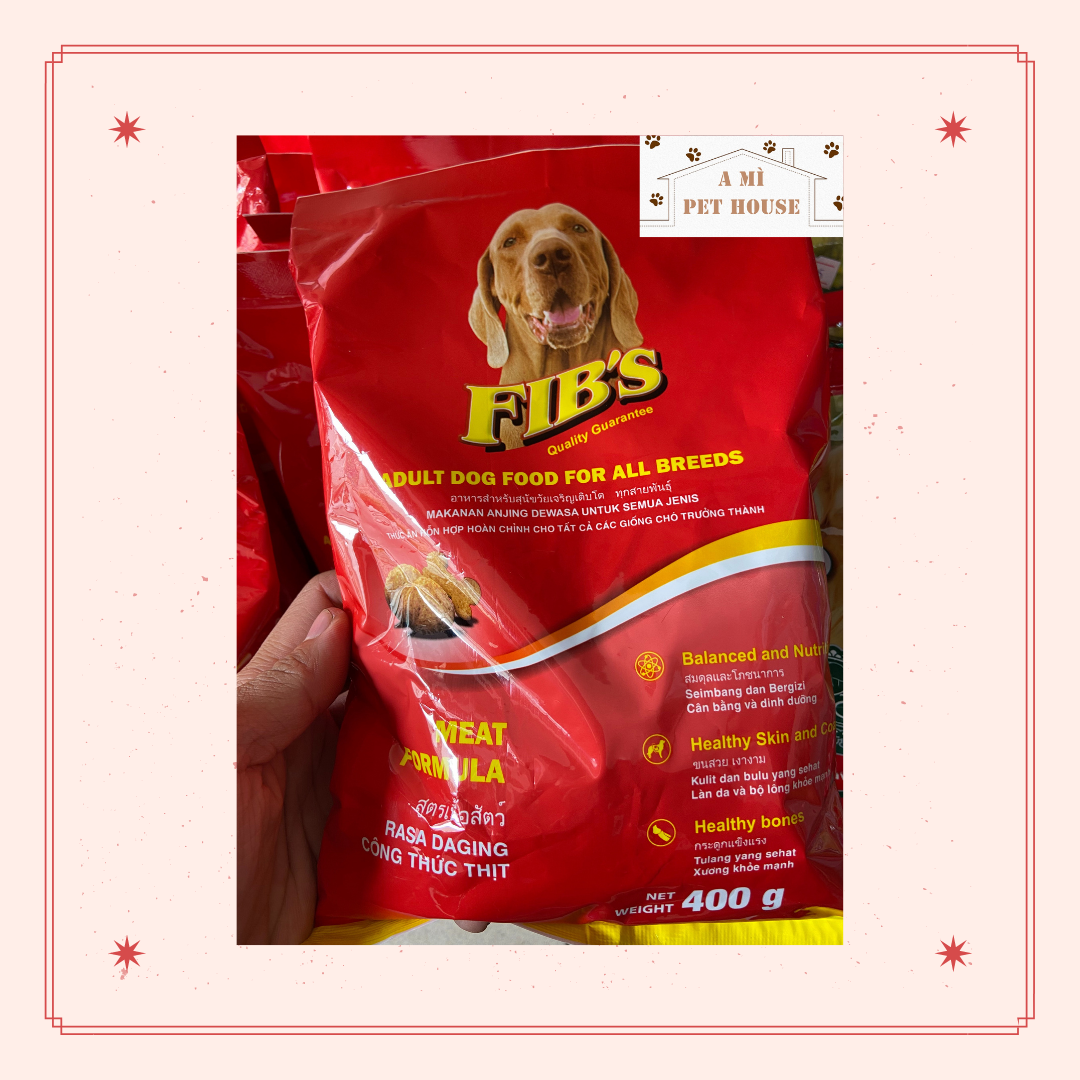 Thức Ăn Hạt Khô Cho Chó Lớn Fibs 400g