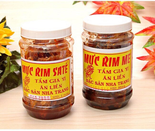 Mực Rim Me Nguyên con 2 hộp (200gr/hộp)