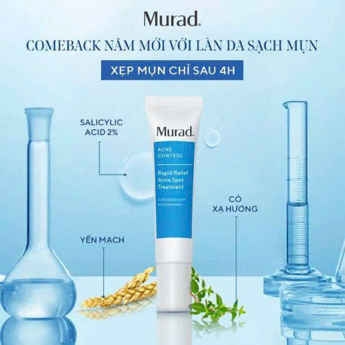 Gel chấm mụn Murad Rapid Relief Acne Spot Treatment