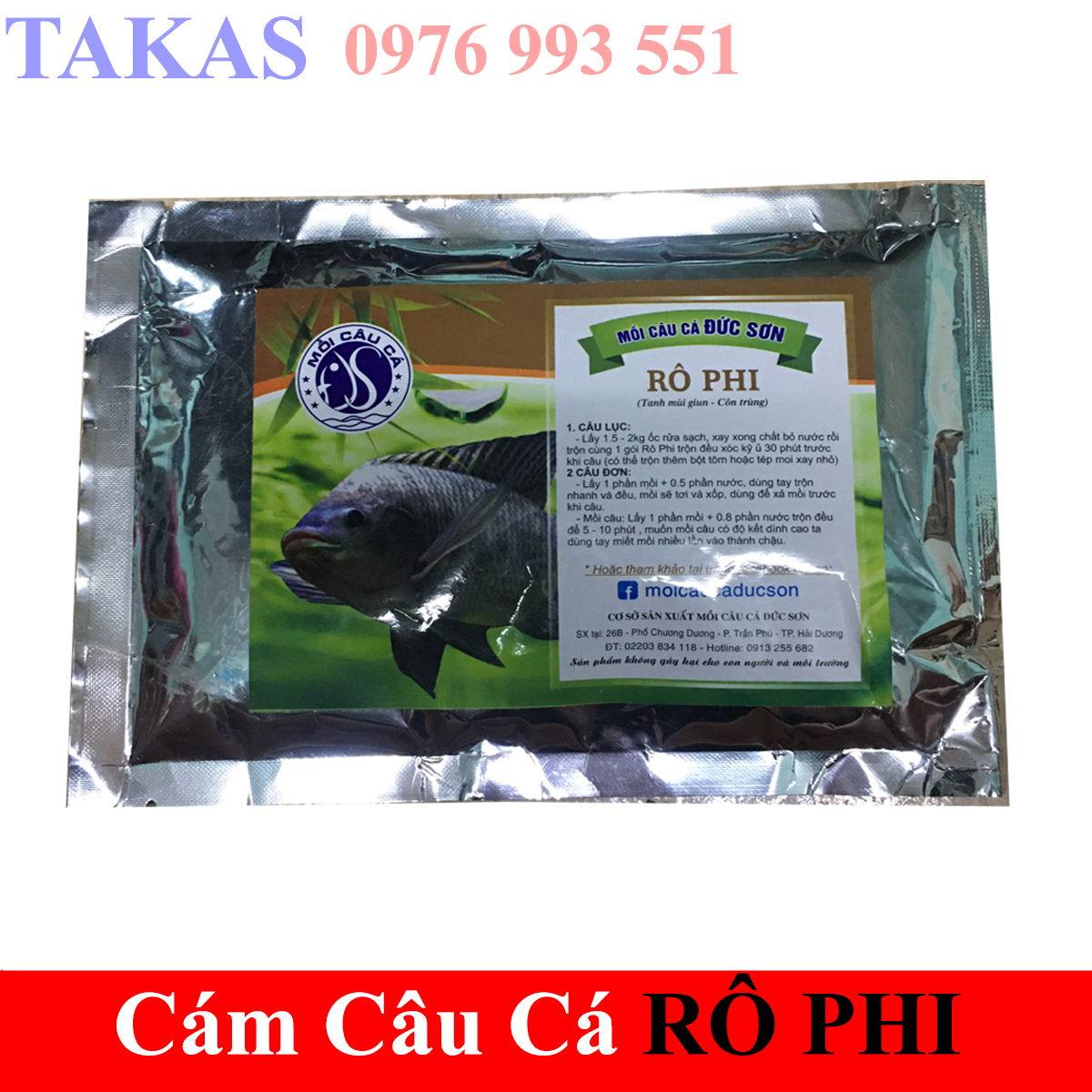 Mồi Câu Cá ,Cám Câu Câu cá Rô Phi