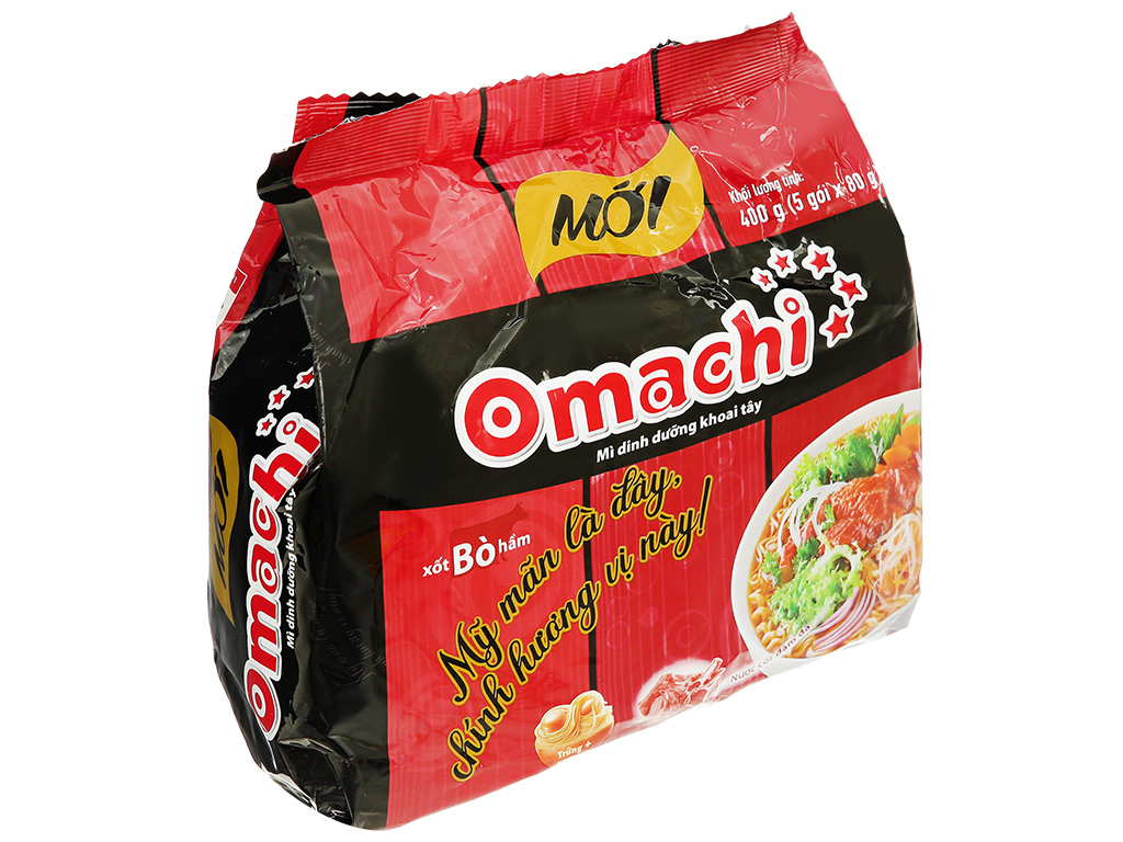 Mì Omachi xốt bò hầm