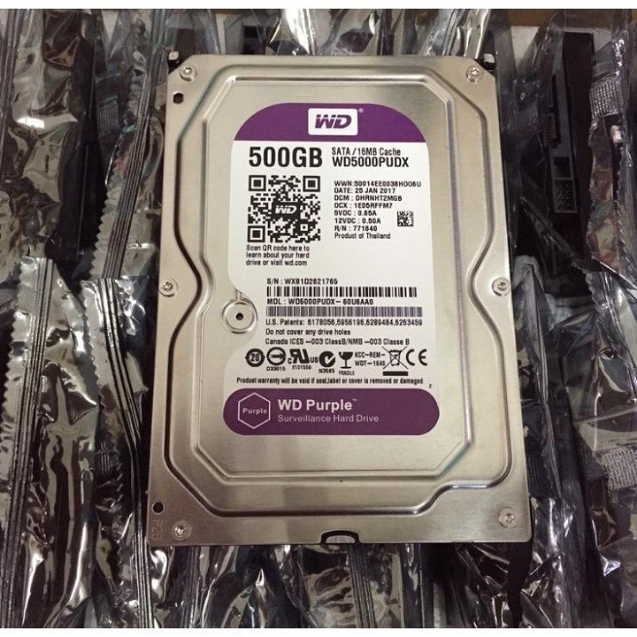 [HCM]Ổ Cứng Hdd Western  500Gb. Bảo Hành 2 Năm