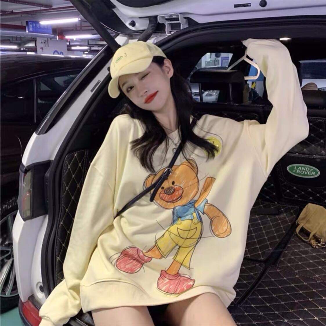 ÁO NỈ GẤU NÉM BÓNG SIÊU ĐẸP