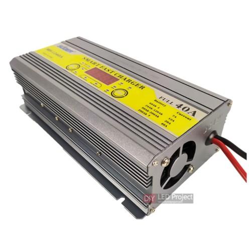 [HCM]Bộ sạc bình ắc quy thông minh 12V-40A có màn hình hiển thị - MH-1240A
