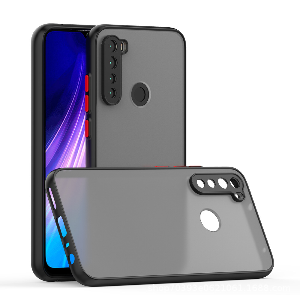 Ốp lưng redmi note 11 pro note 11s note 7 note 8 note 9 pro note 9s note 10 10s 9t 9a mi 11 lite 5g đen nhám