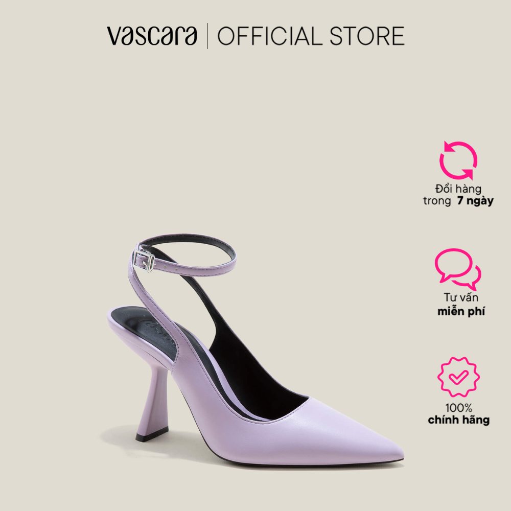 Vascara giày slingback nhấn quai ankle strap - bmn 0600