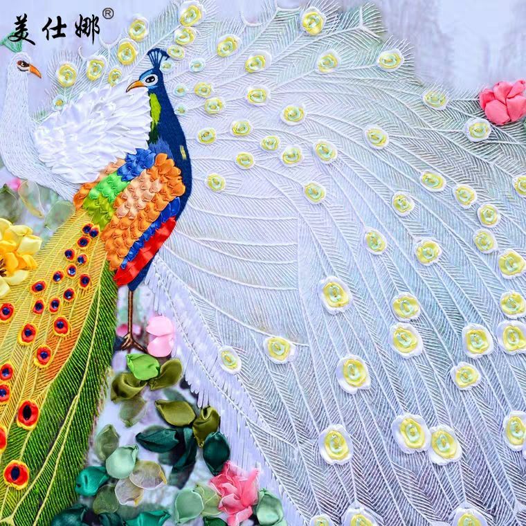 Tranh Thêu Ruy Băng