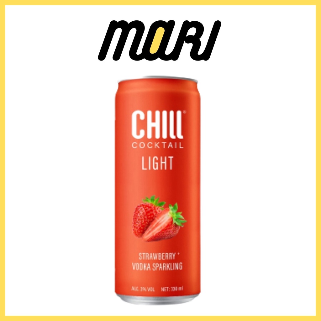 Nước trái cây lên men Chill Cocktail 6 vị lon 330ml