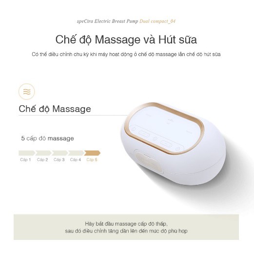 Máy hút sữa điện đôi SPECTRA DUAL COMPACT mới