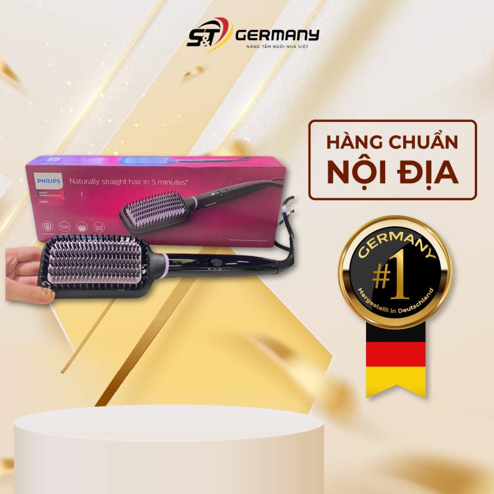 Dụng cụ tạo kiểu tóc philips bhh880/00 nội địa đức an toàn điều chỉnh nhiệt độ tốt không gây chẻ ngọn germanysnt 430009
