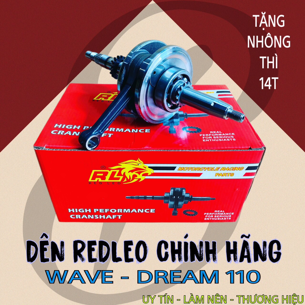 Dên REDLEO 110 dành cho xe wave / dream 53zz - 54zz KFL