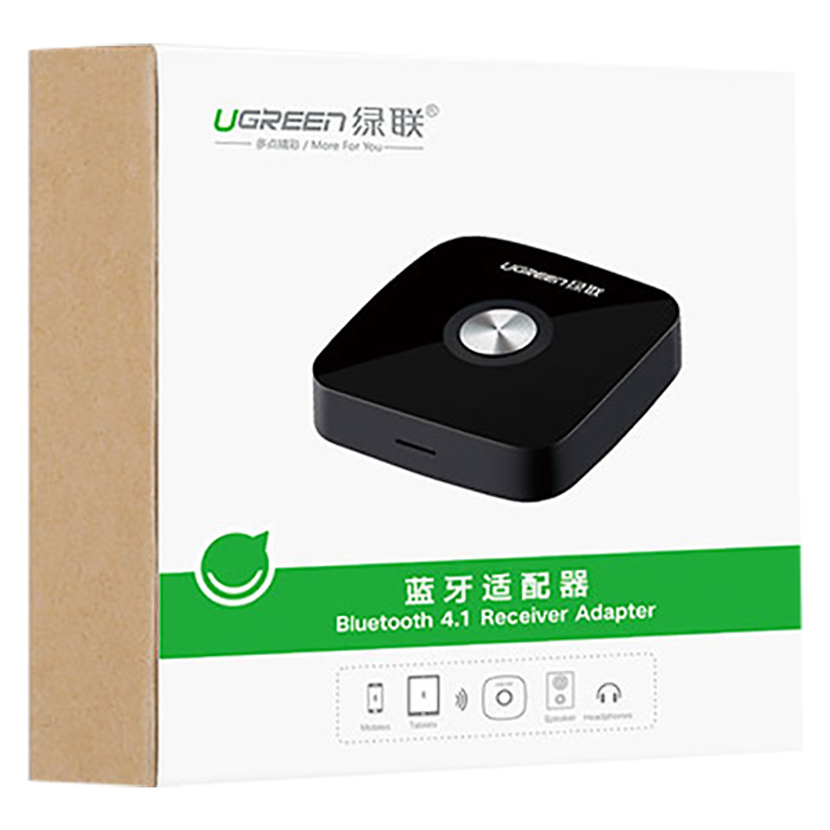 Bộ thu âm thanh Bluetooth Hifi Stereo cổng 3.5mm Receiver Adapter UGREEN 30444