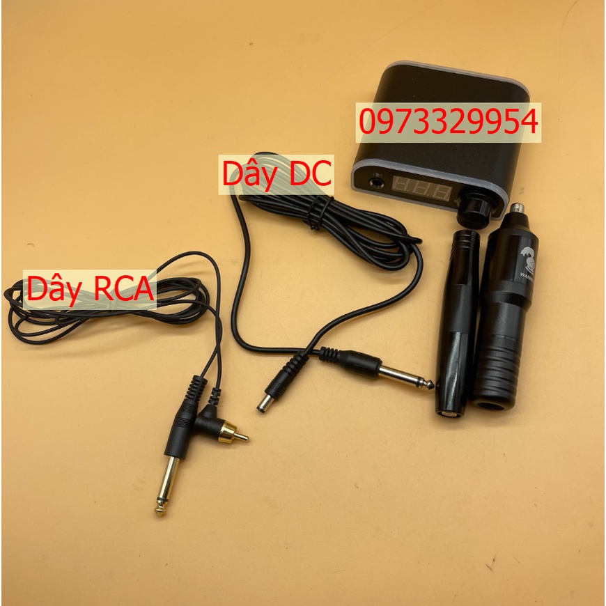 Dây nguồn máy pen phun xăm cắm vào biến áp, sử dụng cho các loại biến áp