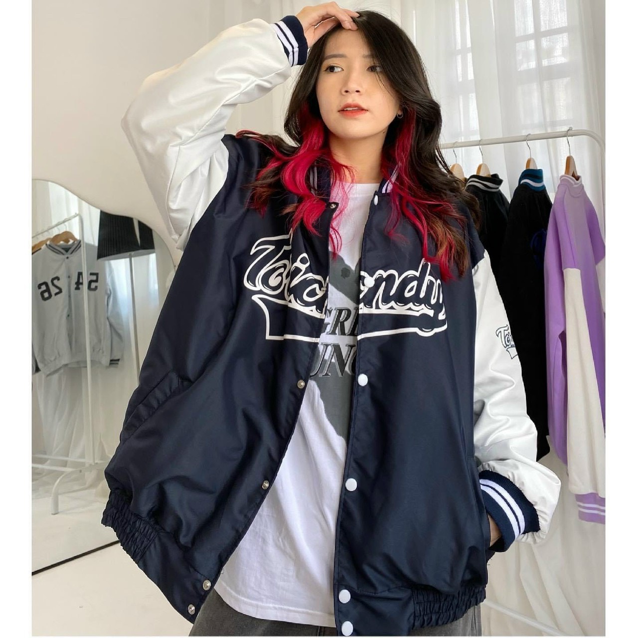 Áo khoác dù cardigan 'toriondy' nam nữ tp264